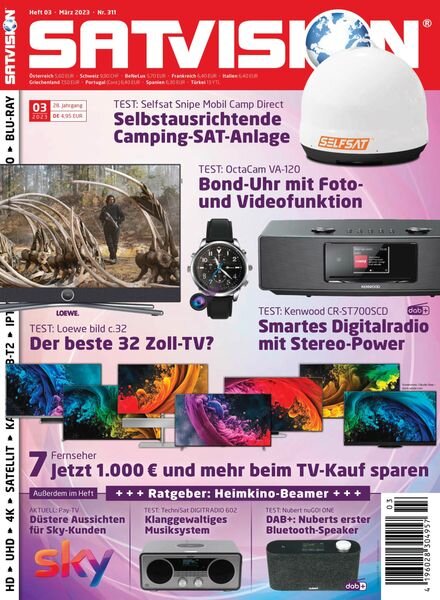 Satvision – Marz 2023 Cover