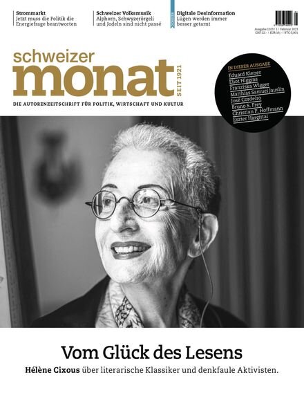 Schweizer Monat – Februar 2023 Cover