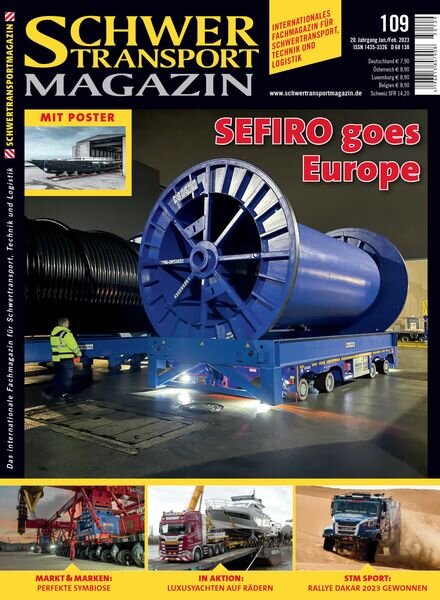 Schwertransportmagazin – Januar-Februar 2023 Cover