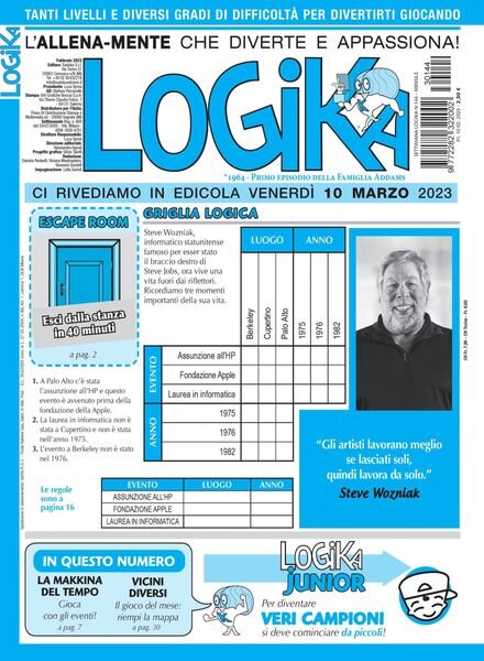 Settimana Logika – 10 febbraio 2023 Cover