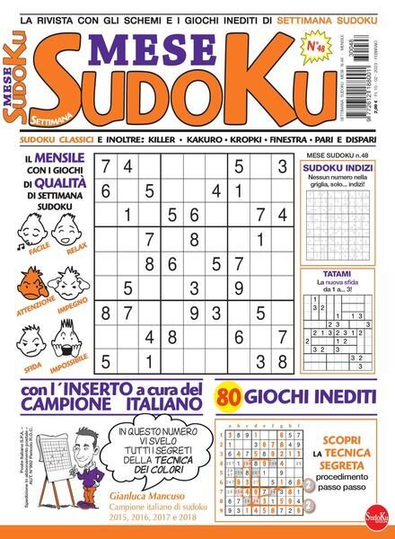 Settimana Sudoku Mese – 15 febbraio 2023 Cover