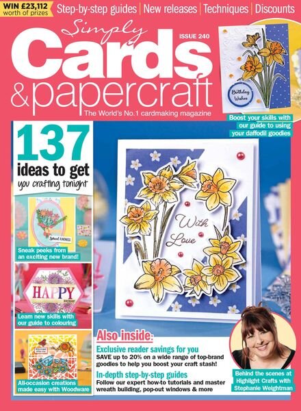 Simply Cards & Papercraft – February 2023 Cover
