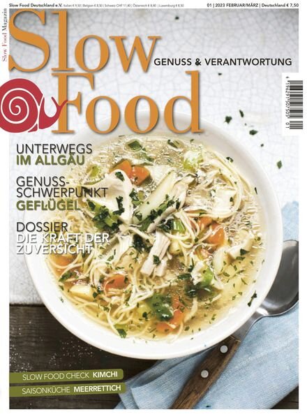 Slow Food Magazin – Februar 2023 Cover
