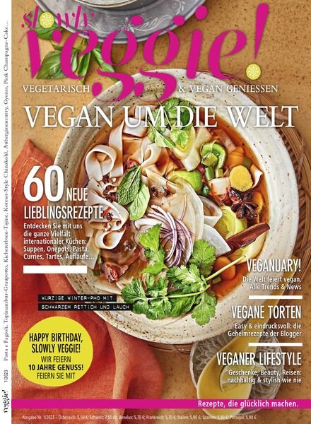 Slowly Veggie Germany – Nr 1 2023 Cover