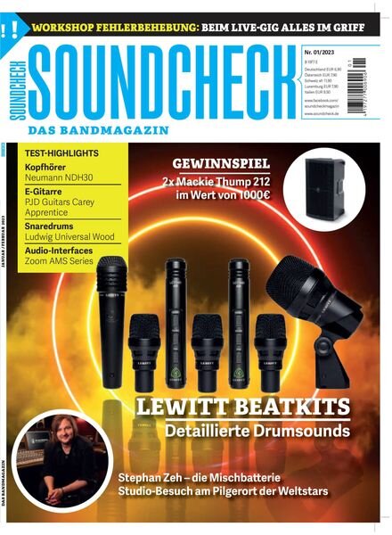 SOUNDCHECK – Januar 2023 Cover