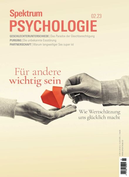 Spektrum Psychologie – Februar 2023 Cover
