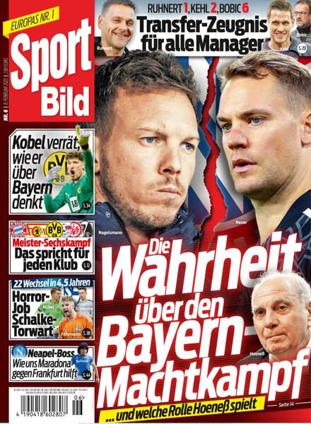 Sport Bild – 08 Februar 2023 Cover