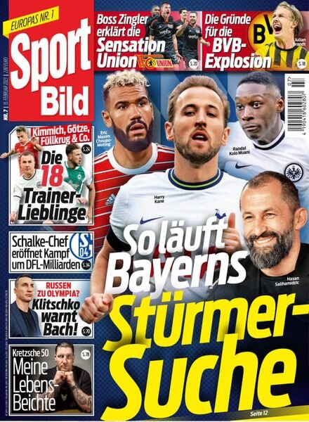 Sport Bild – 15 Februar 2023 Cover