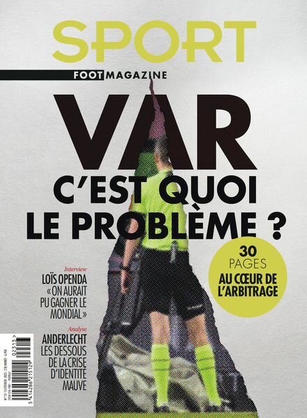 Sport Foot Magazine – 15 Fevrier 2023 Cover