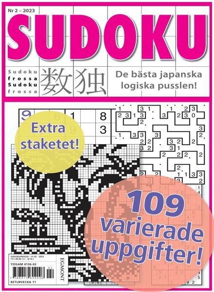 Sudoku Frossa – 02 februari 2023 Cover