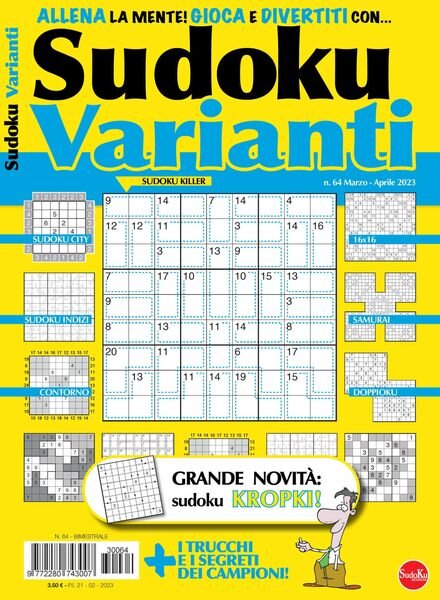 Sudoku Varianti – febbraio 2023 Cover