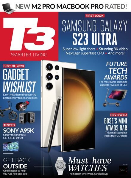 T3 UK – Issue 344 – March 2023 Cover