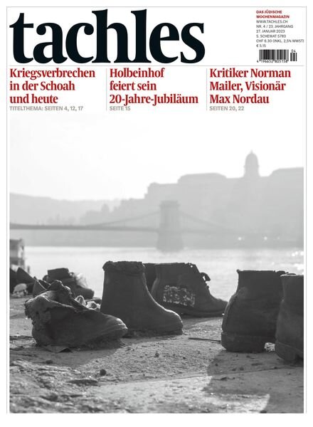 tachles – 27 Januar 2023 Cover