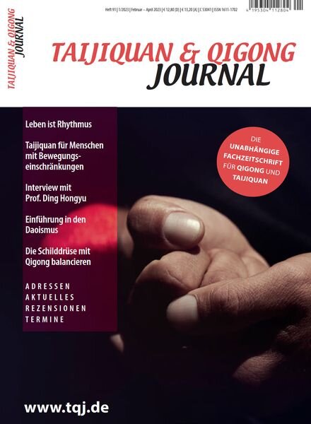 Taijiquan & Qigong Journal – Februar-April 2023 Cover