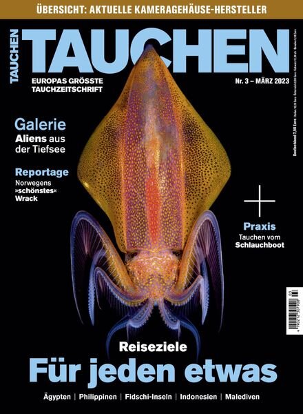 Tauchen – Marz 2023 Cover