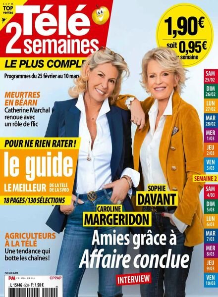 Tele 2 Semaines – 25 Fevrier 2023 Cover