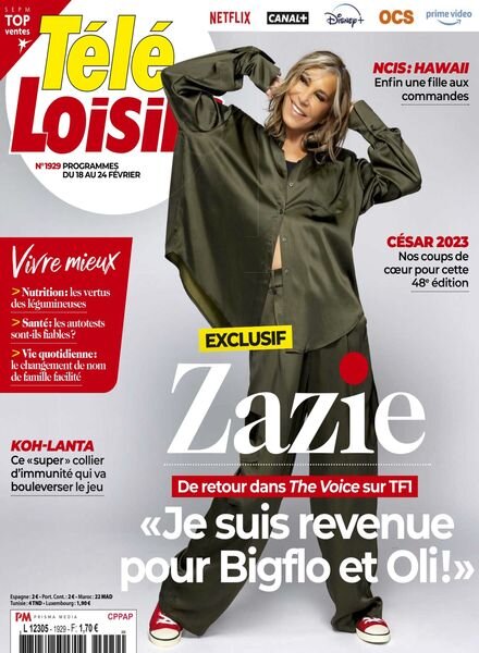 Tele Loisirs – 13 Fevrier 2023 Cover