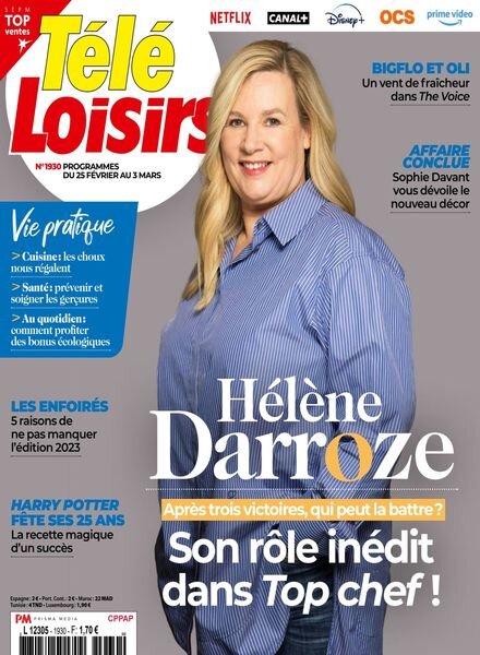 Tele Loisirs – 20 Fevrier 2023 Cover