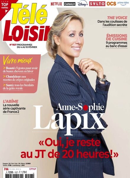Tele Loisirs – 30 Janvier 2023 Cover