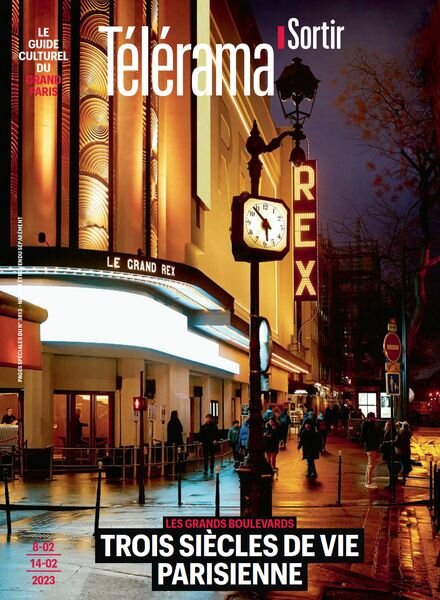Telerama Sortir – 8 Fevrier 2023 Cover