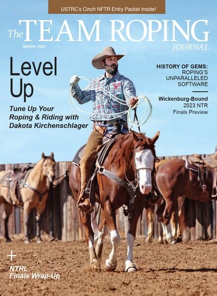 The Team Roping Journal – March 2023 Cover