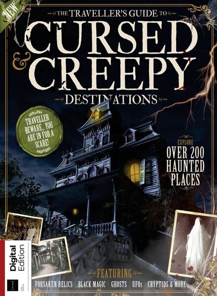 The Traveller’s Guide to Cursed & Creepy Destinations – 1st Edition – February 2023 Cover