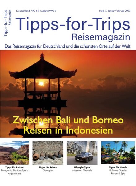 Tipps for Trips – Januar-Februar 2023 Cover
