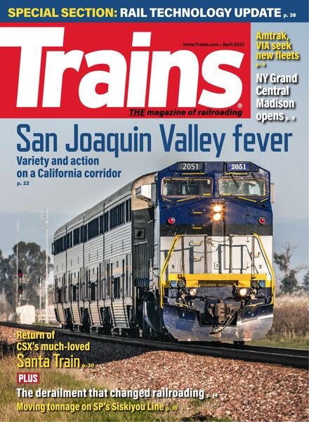 Trains – April 2023 Cover