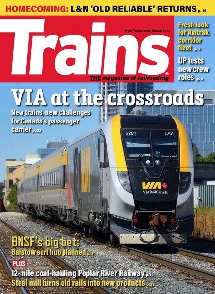Trains – March 2023 Cover