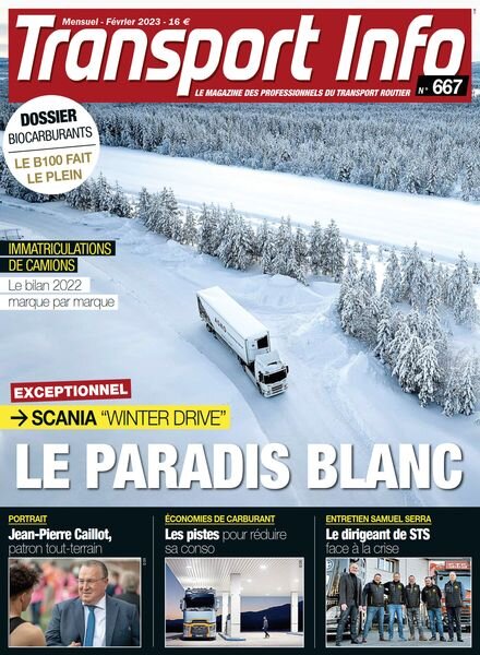 Transport Info – Fevrier 2023 Cover