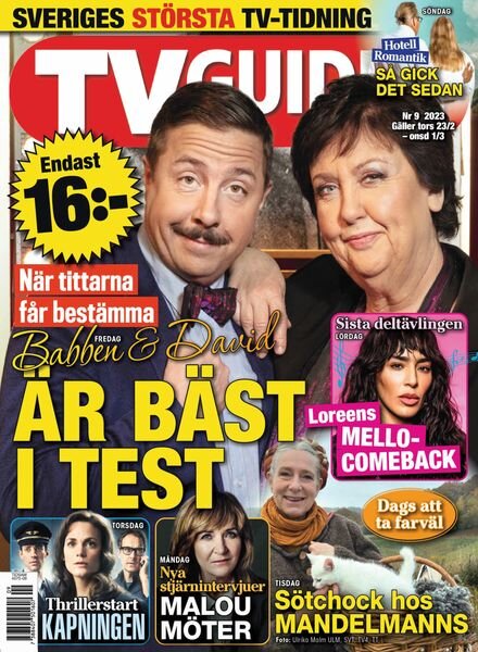 TV-Guiden – 21 februari 2023 Cover