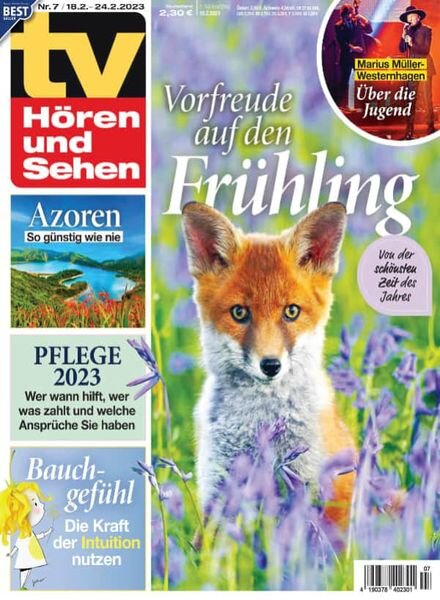 TV Horen und Sehen – 10 Februar 2023 Cover
