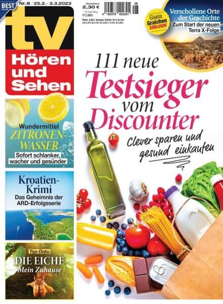 TV Horen und Sehen – 17 Februar 2023 Cover