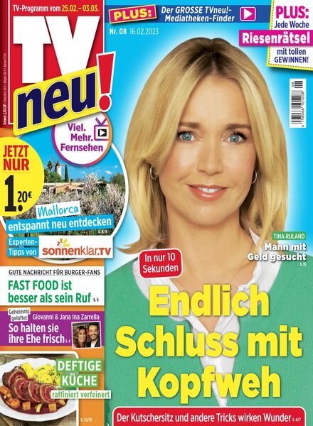TV neu – Nr 8 2023 Cover