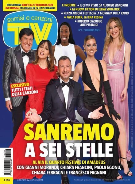 TV Sorrisi e Canzoni – 07 febbraio 2023 Cover