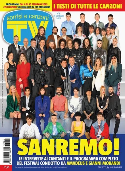 TV Sorrisi e Canzoni – 31 gennaio 2023 Cover