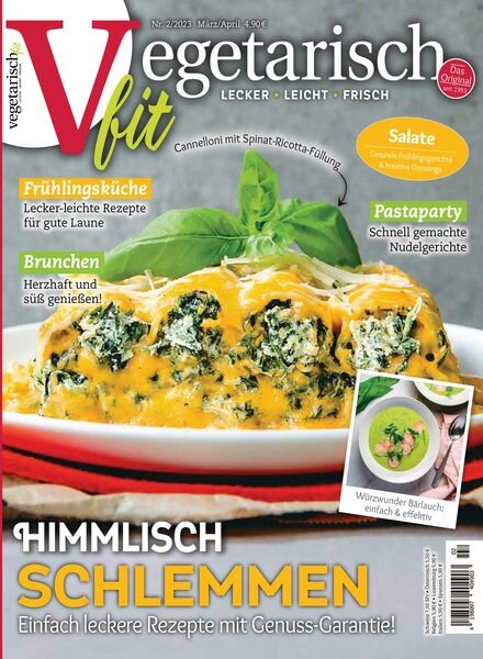 vegetarisch fit – 08 Februar 2023 Cover