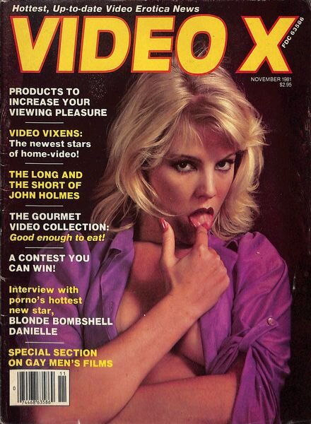 Video X – November 1981 Cover