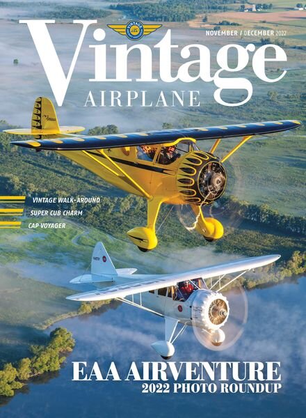 Vintage Airplane – November-December 2022 Cover