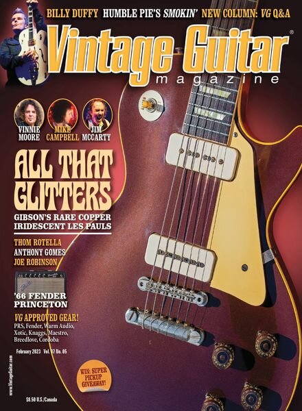 Vintage Guitar – March 2023 Cover