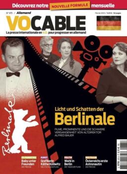 Vocable Allemand – 03 fevrier 2023