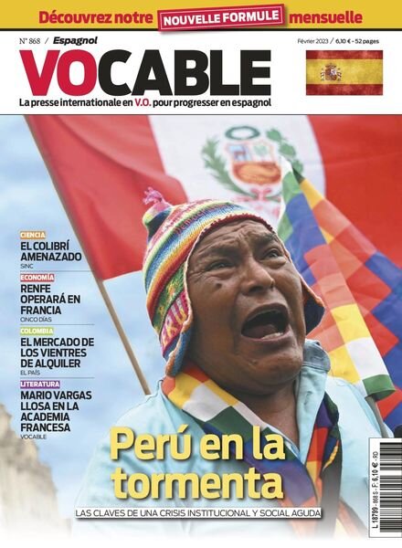 Vocable Espagnol – 03 fevrier 2023 Cover