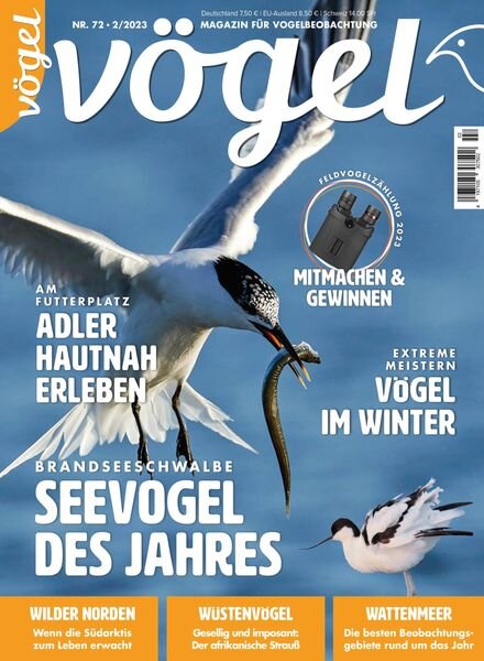 VOGEL – Magazin fur Vogelbeobachtung – 03 Februar 2023 Cover