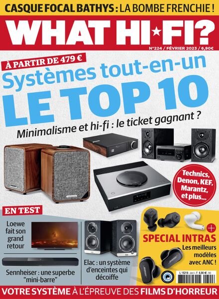 What Hifi France – fevrier 2023 Cover