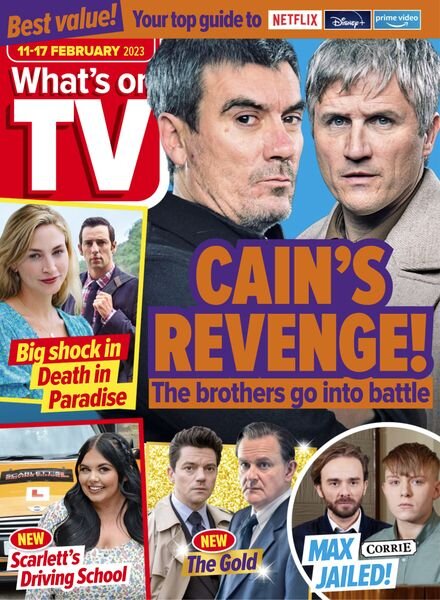 What’s on TV – 11 February 2023 Cover