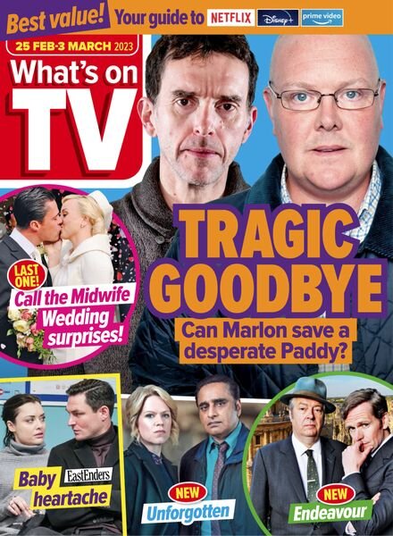 What’s on TV – 25 February 2023 Cover