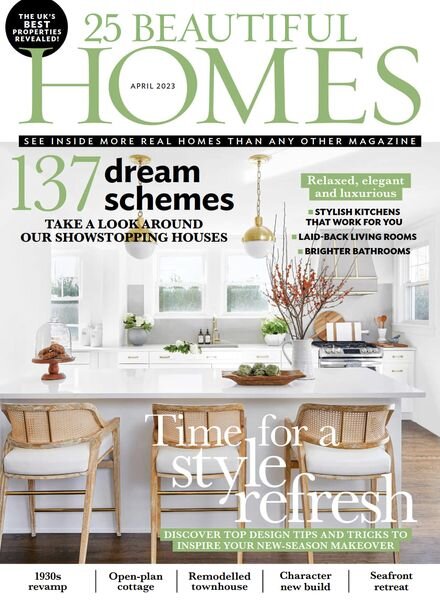 25 Beautiful Homes – April 2023 Cover