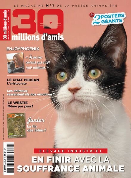 30 Millions d’amis – mars 2023 Cover