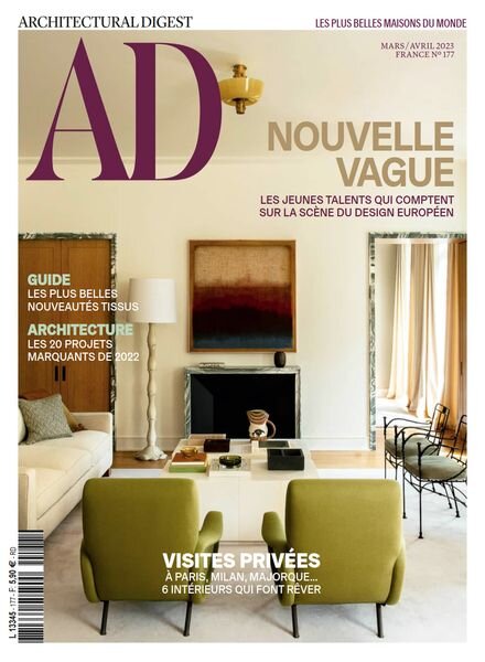 AD Architectural Digest France – mars-avril 2023 Cover