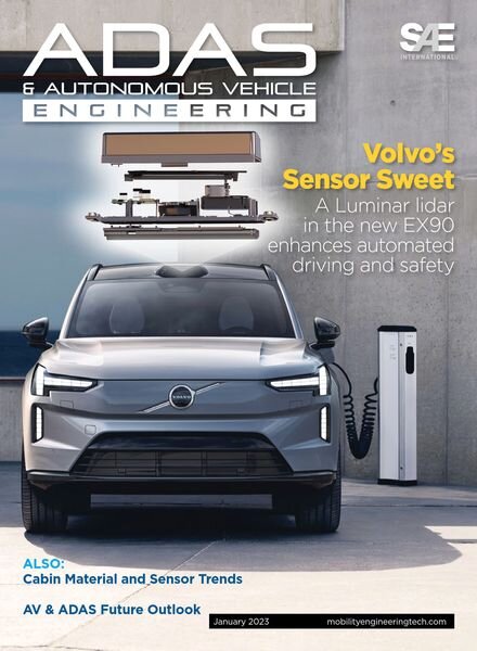 ADAS & Autonomous Vehicle Engineering – January 2023 Cover